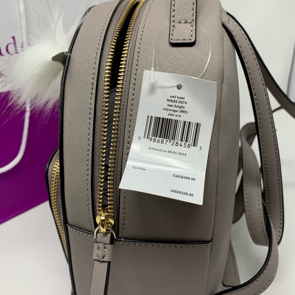 Kate spade owl Tomi star bright cityscape backpack - Picture 7 of 8